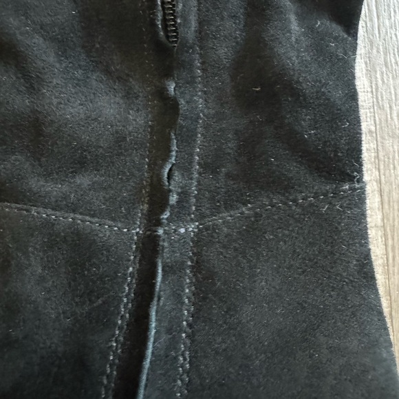 Steve Madden Y2K Marcello Black Suede Office Siren with Chunky Block Heel Size 6 - Picture 8 of 9